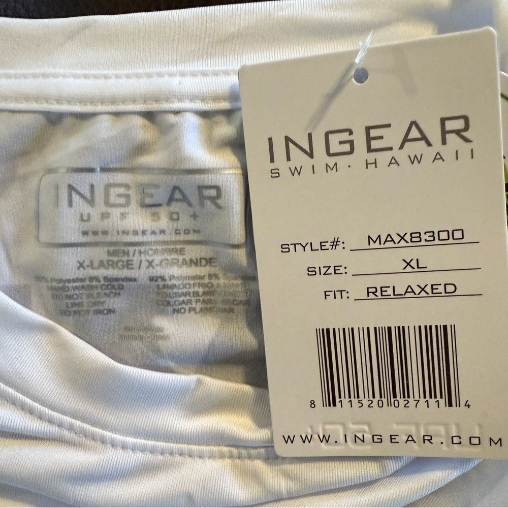 NWT Ingear Swim Women's Rash Guard Long Sleeve Shirt Floral Hawaii Size XL - Picture 4 of 8